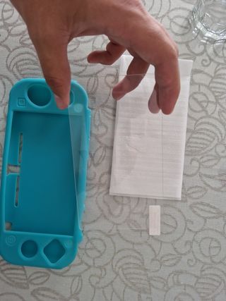 Funda silicona y protector Nintendo Switch Lite