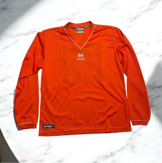Maglia Errea Arancione Maniche Lunghe