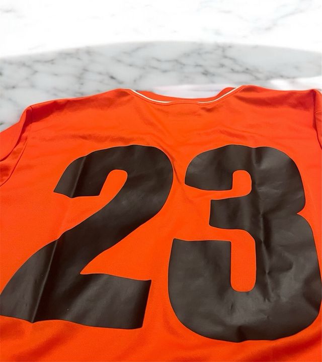 Maglia Errea Arancione Maniche Lunghe