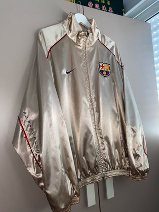 FC BARCELONA CHAQUETA DORADA Y2K