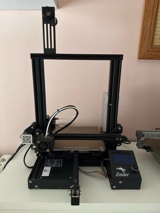 Impresora 3D Ender - Negra lista para imprimir .