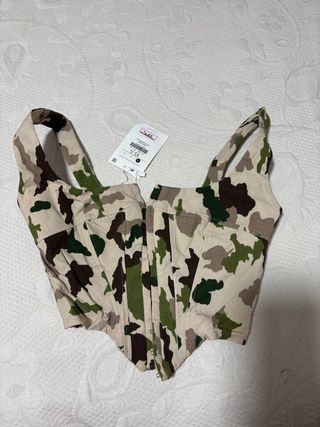 Top Corset Militar XS