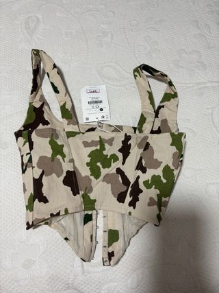 Top Corset Militar XS