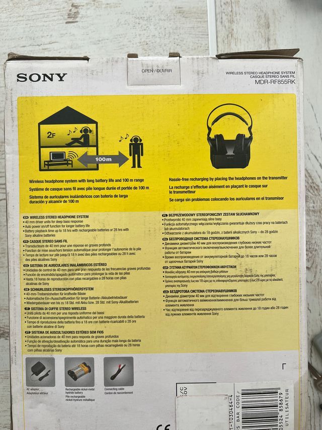 Auriculares Home Cinema SONY
