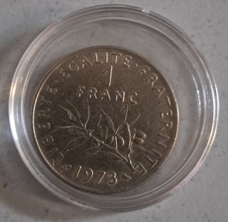 Moneta 1 Franco Francia 1973