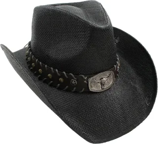 Sombrero Cowboy Vaquero Negro Western Hombre Mujer