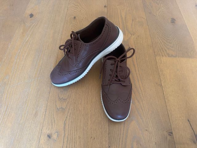 Scarpe stringate marroni uomo