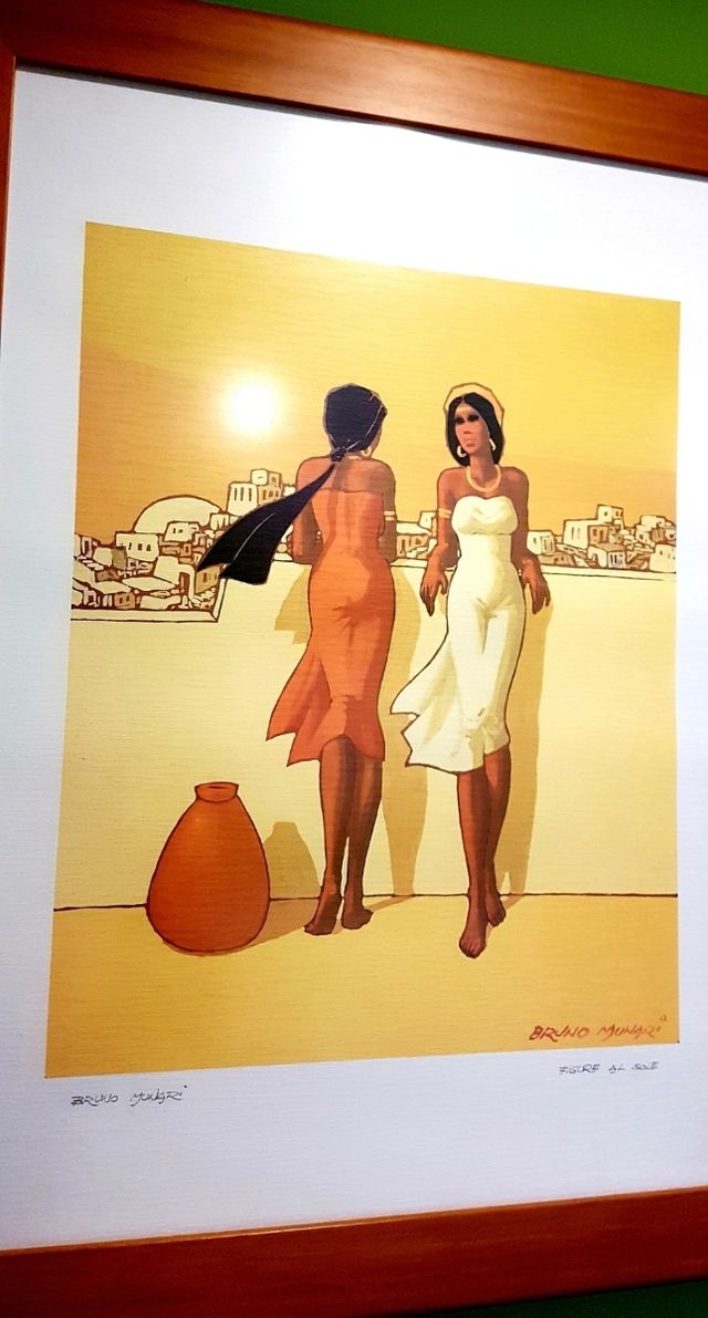 3 Cuadros Bruno Munari - Mujeres