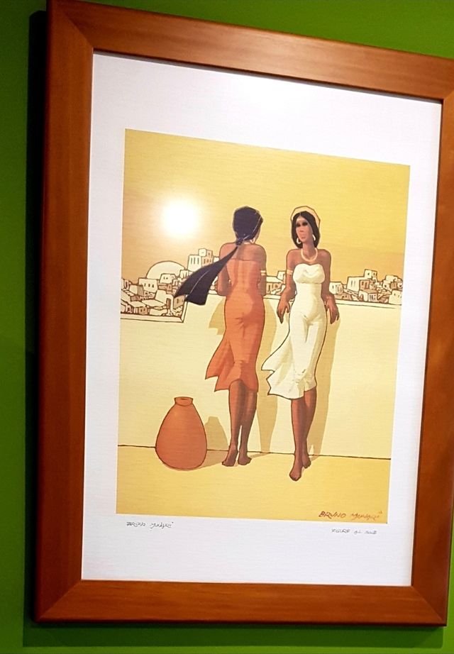 3 Cuadros Bruno Munari - Mujeres