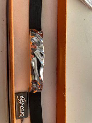 Bracciale Brosway uomo - nero, argento