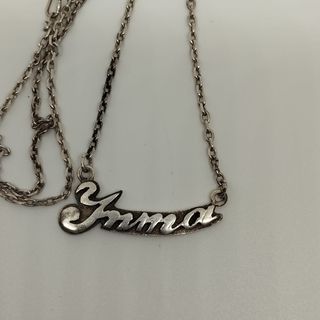 Cadena y colgante de plata
