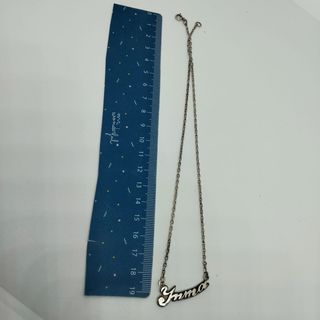 Cadena y colgante de plata