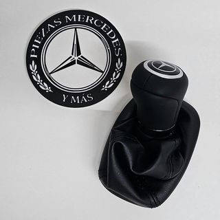 Pomo piel negro Mercedes V Viano w639