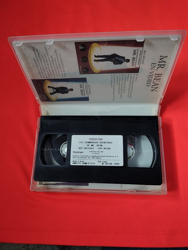 VHS las asombrosas aventuras de Mr. Bean 1990.