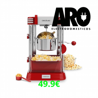 Palomitero retro Cecotec 300 W – Fun&Taste P’Corn