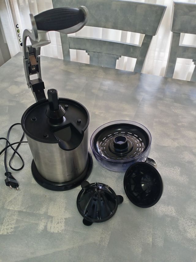 Exprimidor cómodo acero inoxidable