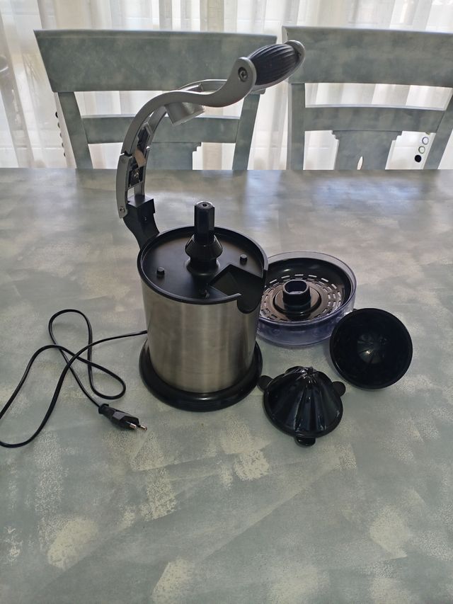 Exprimidor cómodo acero inoxidable