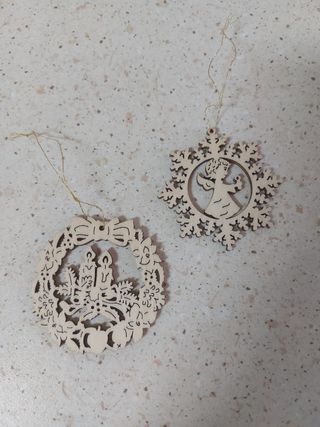 Adornos Navideños de Madera