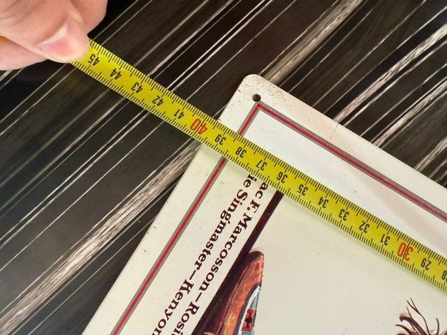 Placa metálica vintage The Saturday Evening Post