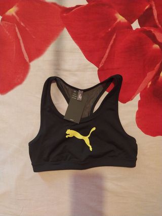 Top deportivo PUMA negro