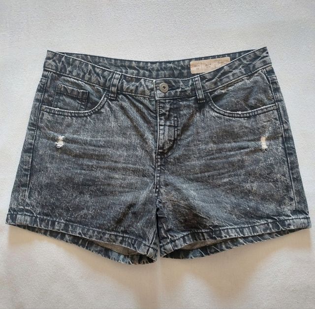 Calções de ganga pretos - Tamanho M