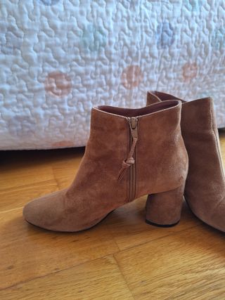 Botines Marrón Piel Talla 36 