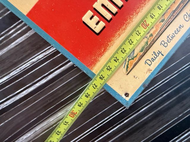 Placa vintage tren Empire Builder