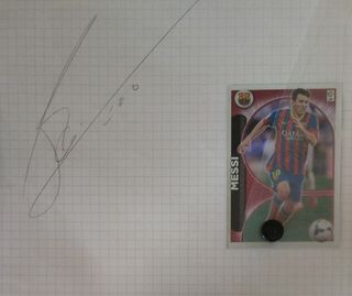 AUTÓGRAFO LEO MESSI