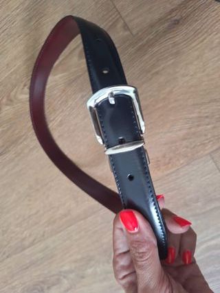 Cinturón Piel Niño Azul Marino