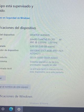 Portátil Acer Aspire - Windows 10