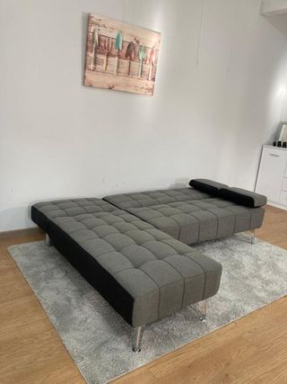 Sofá cama chaiselongue - 3 colores - Nuevo