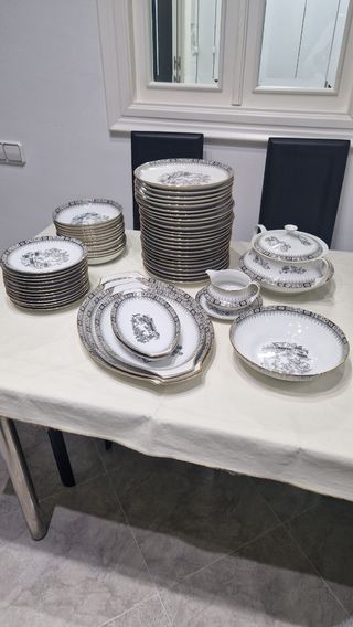 Vajilla porcelana 12 servicios
