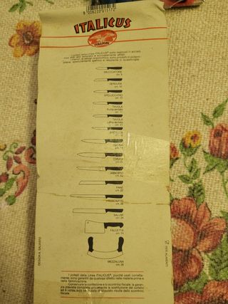 Set 2 Coltelli Italicus - Arancione & Blu