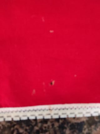 Tovaglietta thè vintage pizzo rossa