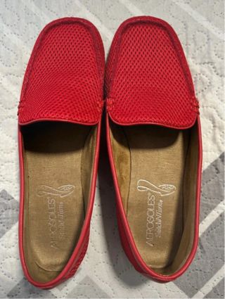 Mocasines Aerosoles rojos