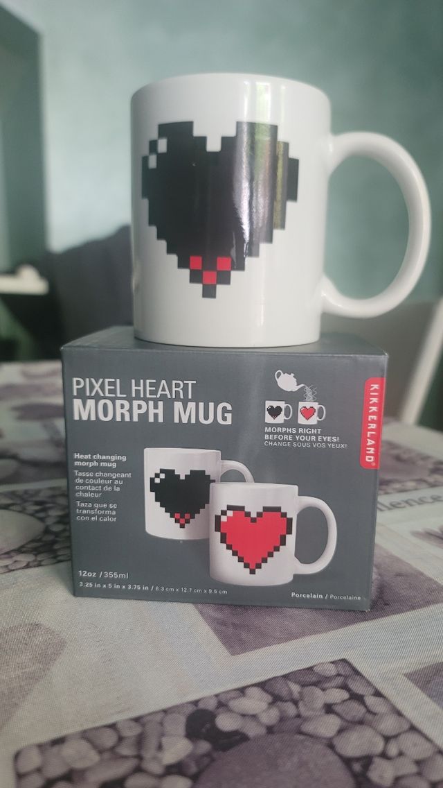 Tazza Pixel Heart Morph Mug (originale)