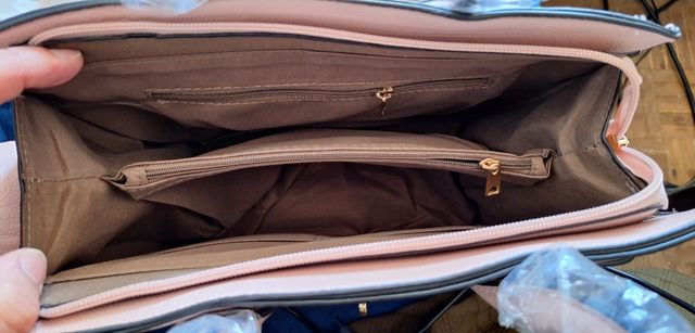 Bolso bandolera floral rosa