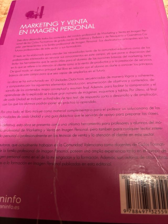Marketing y Venta en Imagen Personal