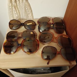 Lote de 50 gafas auténticas Vintage. 
