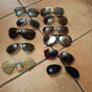 Lote de 50 gafas auténticas Vintage. 
