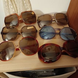 Lote de 50 gafas auténticas Vintage. 