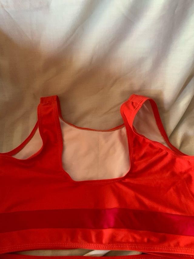 Biquini laranja SHEIN