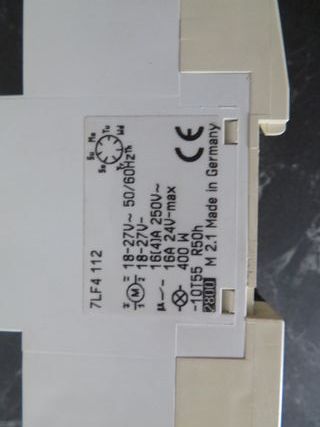 Timer Siemens 7LF4112 Digitale 18-27V