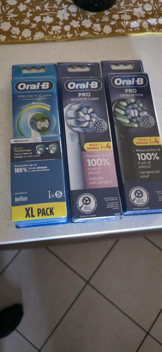 Oral-B: 3 Testine Spazzolino