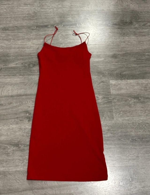 Vestido rojo ajustado
