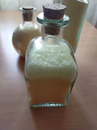 Botellas con sales de baño - 3 uds.