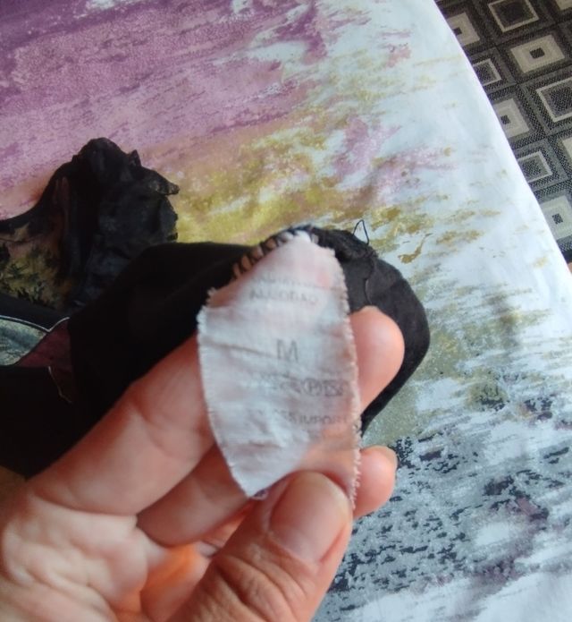 Camiseta negra sin mangas - Talla M