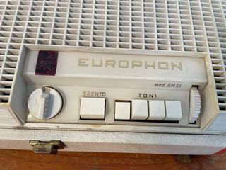 Fonovaligia Europhon mod. AM 61 FUNZIONANTE
