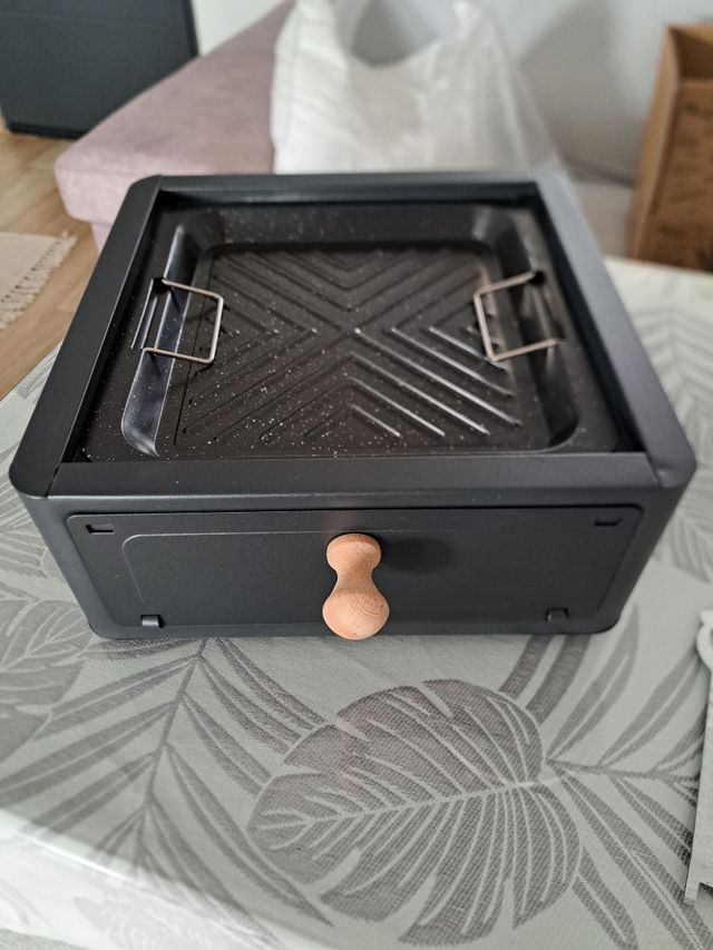 Barbacoa portátil negra