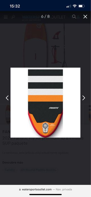 2 tablas paddle surf Fanatic Fly Air Premium 9,8